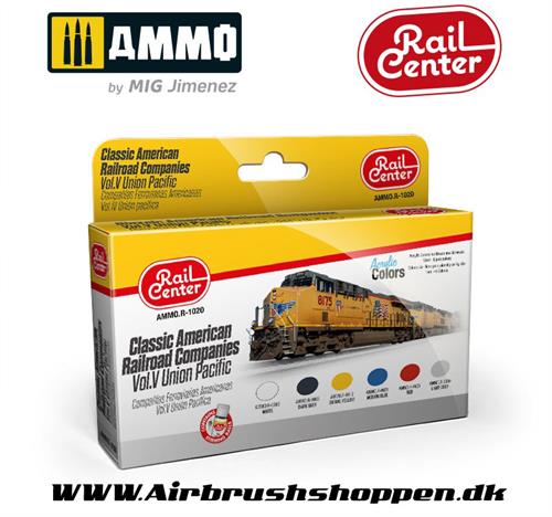 AMMO.R-1020 Classic American Railroad Companies. Vol.V Union Pacific- 6 x 15 ml